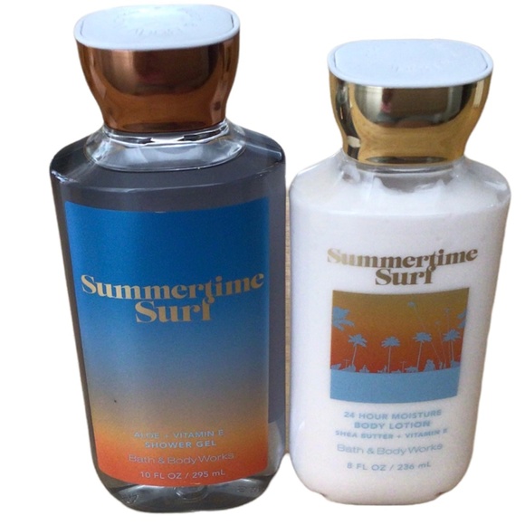 Bath & Body Works Other - Summertime Surf Shower Gel & Body Lotion Bath & Body Works Set